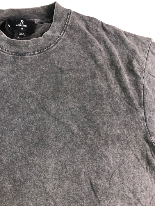 REPRESENT Men's T-Shirt Size M Cotton Dark Grey Short Sleeve Casual Top
