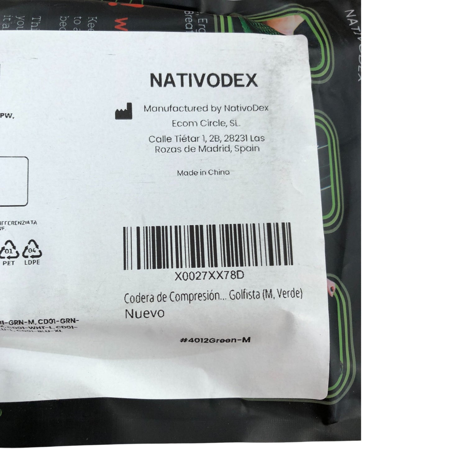 Nativodex Elbow Support Medium Compression Sleeve