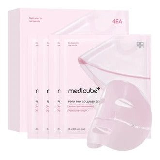 Medicube PDRN Pink Collagen Gel Mask 28g 4EA Hydrated Skin Care Treatment