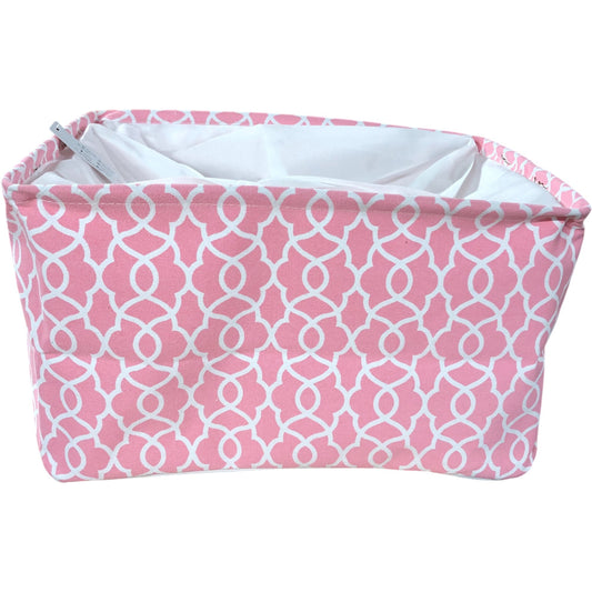 Sea Team Moroccan Pattern Waterproof Inner Storage Bag Pink Decorative 16"x11"