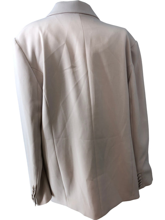 Stylish Blush Pink Double Breasted Blazer UK18 Women's Smart Casual Jacket