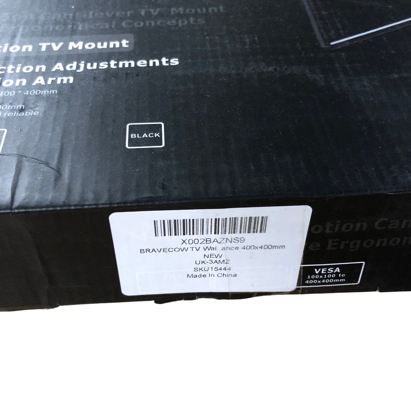 Model P4 Full Motion Cantilever TV Mount 32 to 65 Inch Adjustable Black