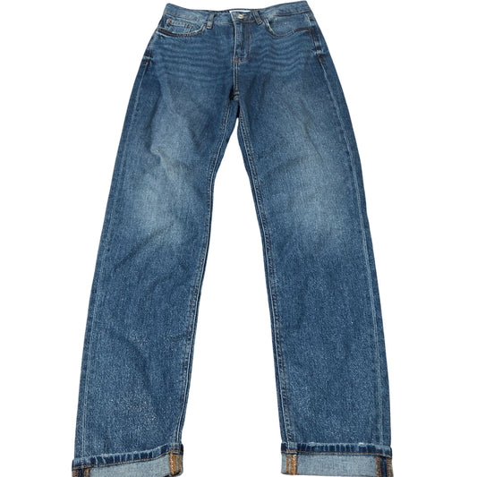 River Island Slim Fit Jeans Size 8 Blue Denim Cotton Classic Style