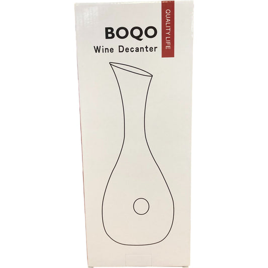 Wine Decanter Elegant Glass Carafe 1.2L Home Beverage Accessory