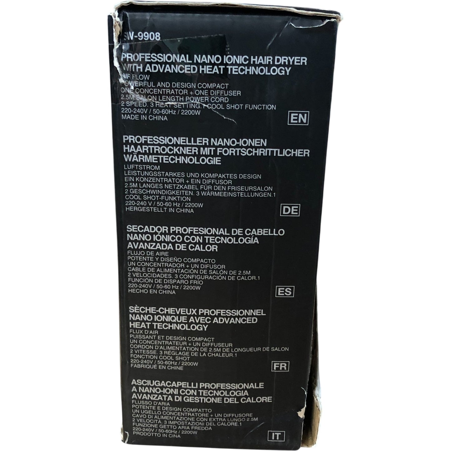 KIPOZI SW-9908 Professional Nano Ionic Hair Dryer with Advanced Heat Technology