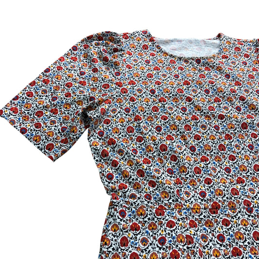 Branded Autumn Leaves Jersey Dress - Size 14L