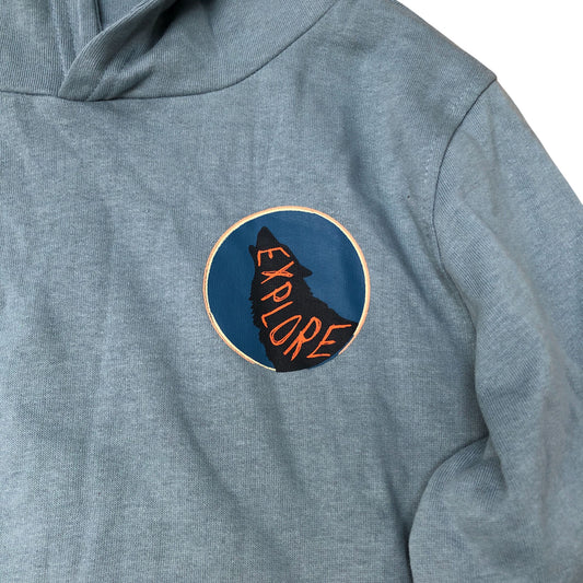 Mountain Warehouse Explore Hoodie Kids Activewear Blue Size 12-13 Years