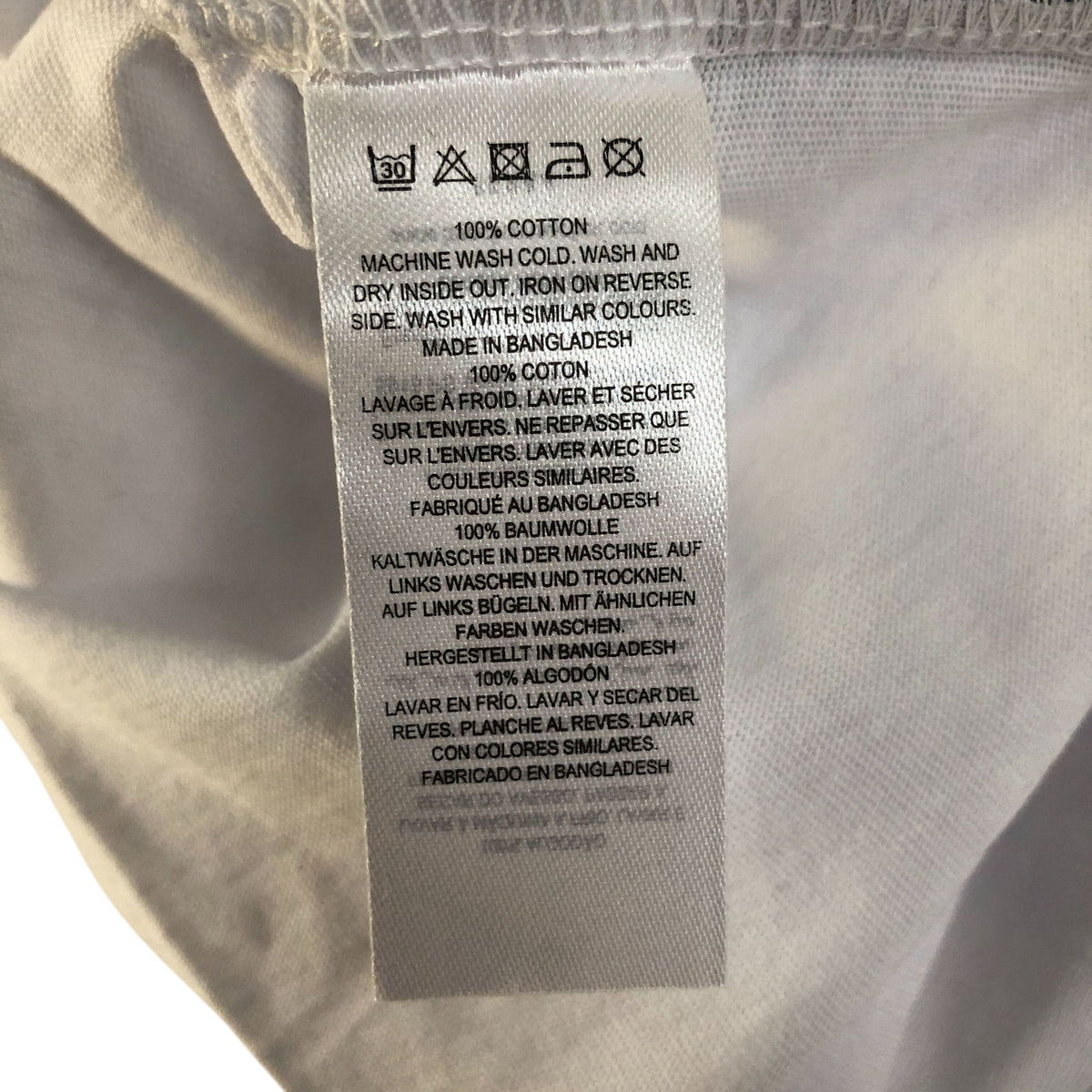 French Connection T-Shirt Men's White Cotton Short Sleeve Size L Casual Wear