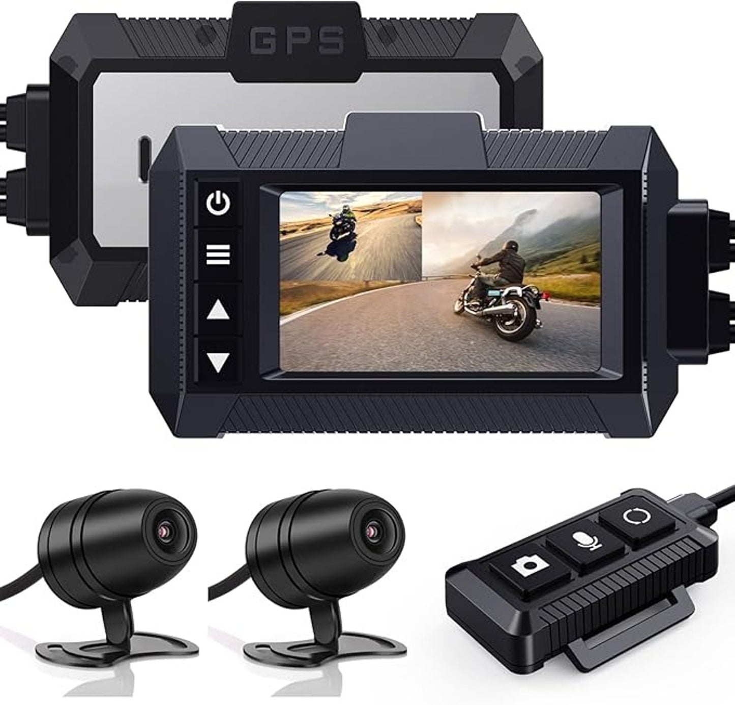 YDI Pro Motorcycle Dash Cam Dual Camera FHD 1080P WiFi Waterproof GPS
