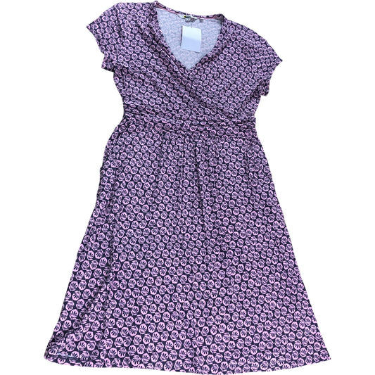 Branded Asphalt Berry Jersey Dress - Size 12