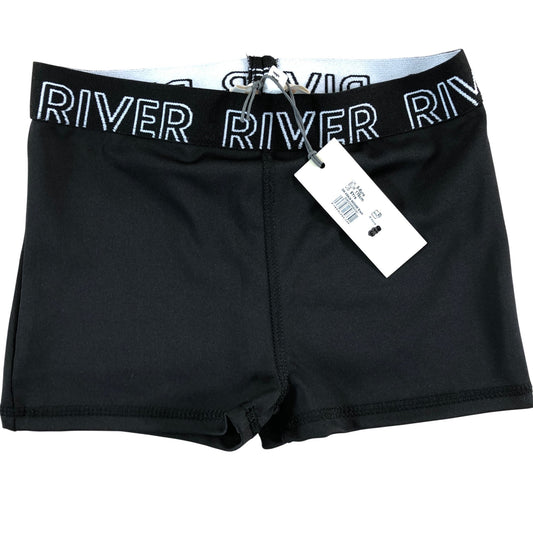 RIVER ISLAND Black Swim Shorts UK5-6 Years Kids Activewear Base Layer Short