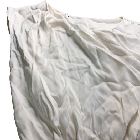 Branded Rupa Drape Neck Maxi Dress UK8 Women's Ivory Elegant Evening Wear