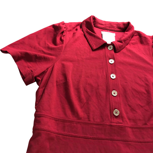 Red Ponte Shirt - Size 22