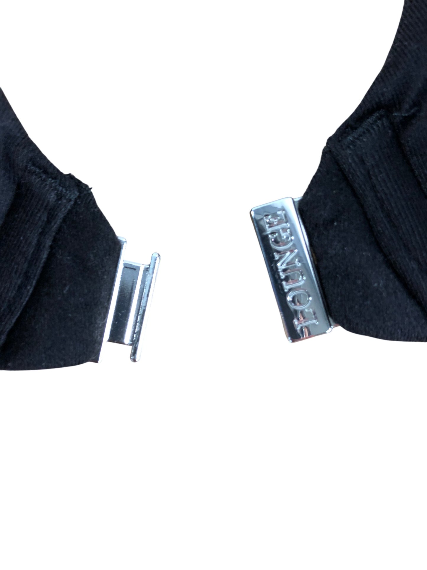 LOUNGE Smooth Front Fastening T-Shirt Bra UK32B Women's Black Lingerie