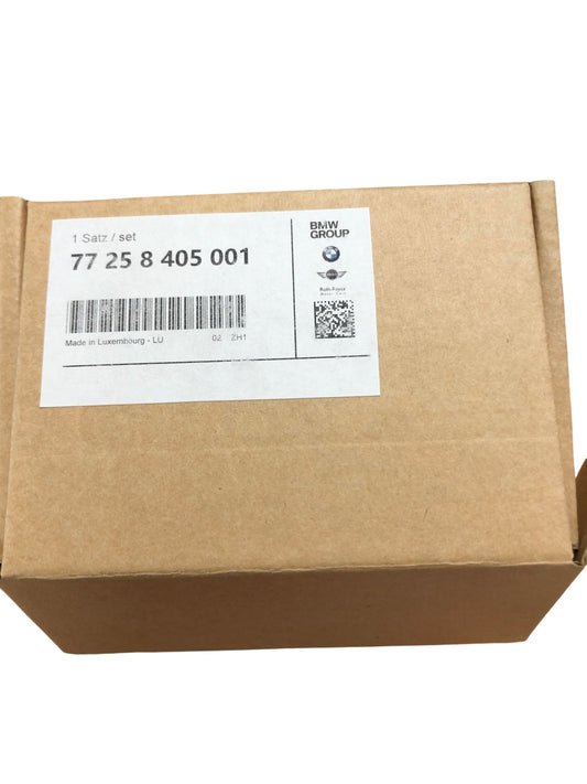 BMW Motorcycle Foot Pegs Set 77 25 8 405 001 Black Blue Grip Accessories