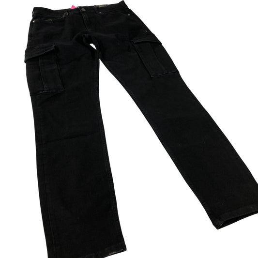 River Island Skinny Fit Men's Black Cargo Trousers Denim