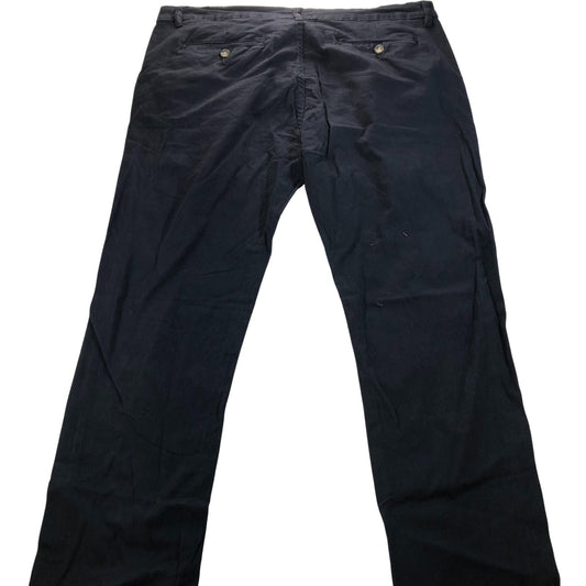 Onfire Trousers Men's Casual Chinos Navy Blue Cotton Stretch W38 L30