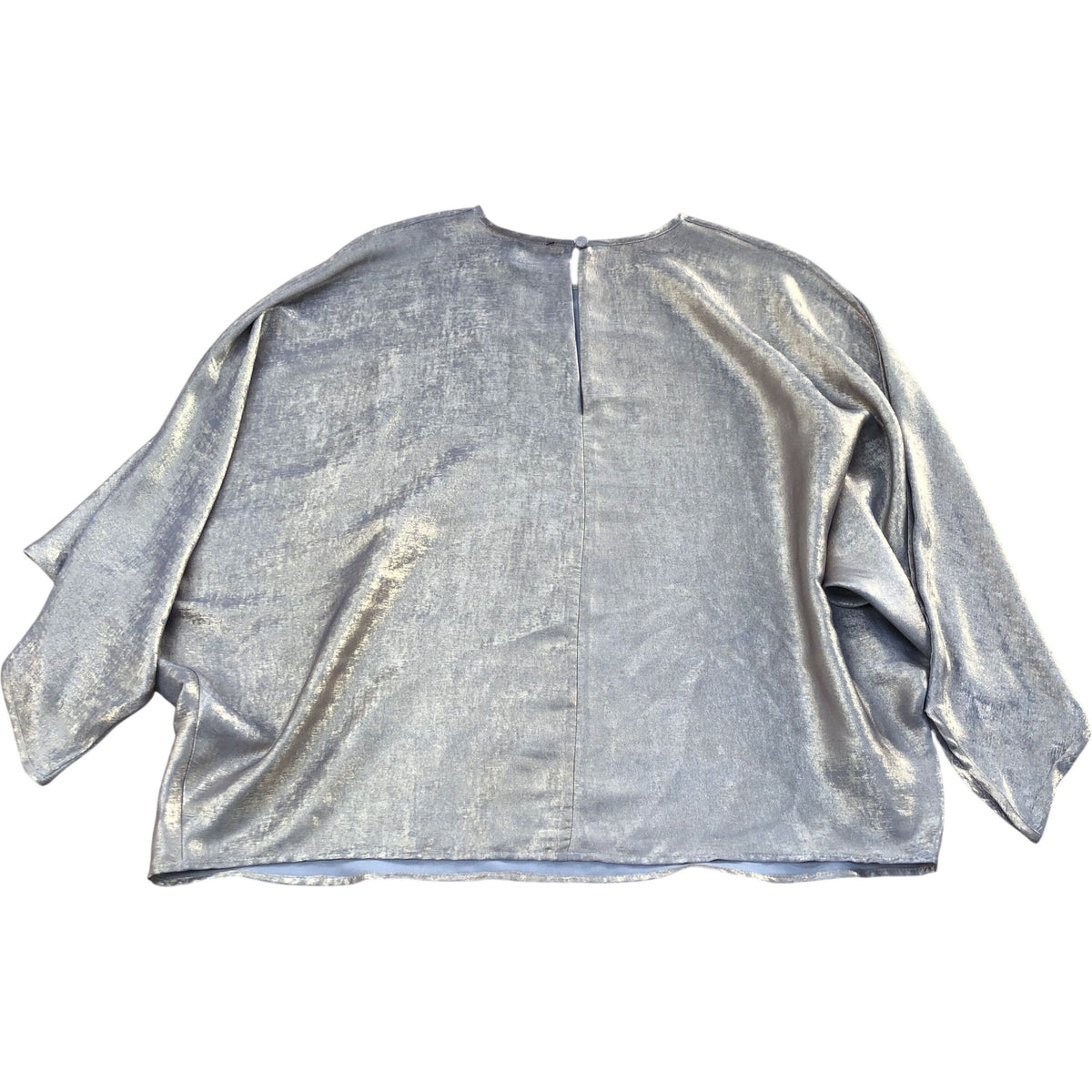 River Island Metallic Batwing Top Size 12