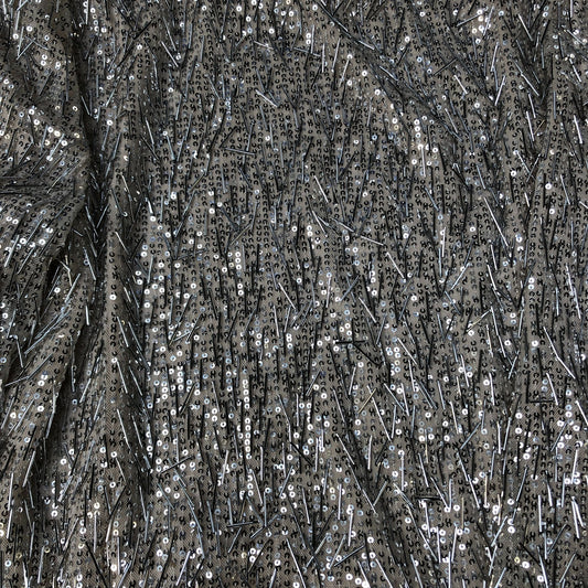 Sequin Top Size 20 Woman's Shimmering Long Sleeve Blouse Partywear