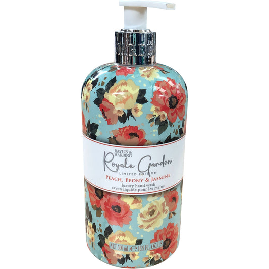 Baylis and Harding Royale Garden Peach Peony Jasmine Luxury Hand Wash 500ml