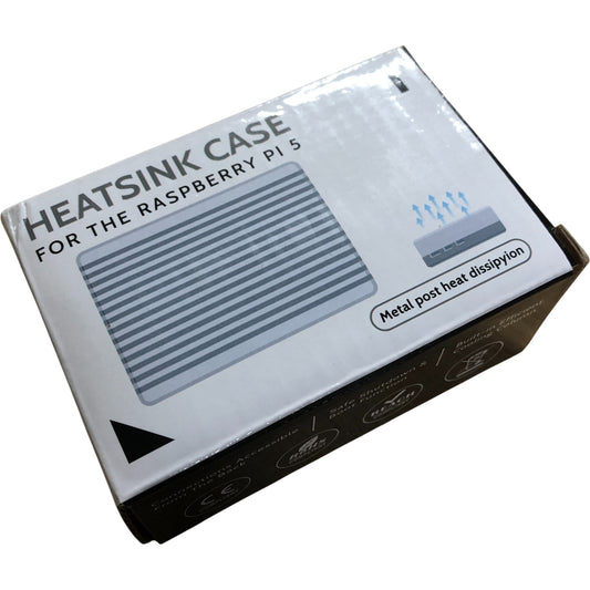 Heatsink Case For Raspberry Pi 5 Efficient Heat Dissipation Metal Cooling