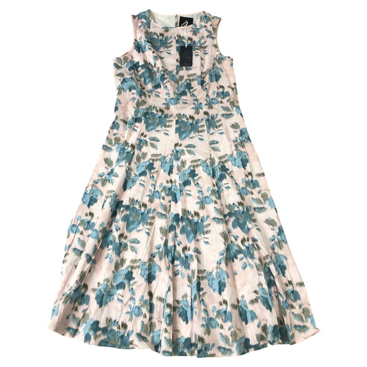 Crew Clothing Henley Royal Regatta Floral Dress Size 16 Sleeveless Pink Blue