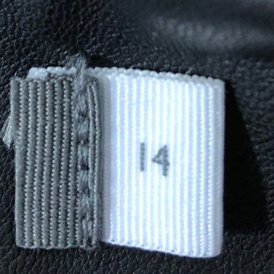 Women's Black Faux Leather Pencil Skirt Size 8 With Zip Detail Modern Style