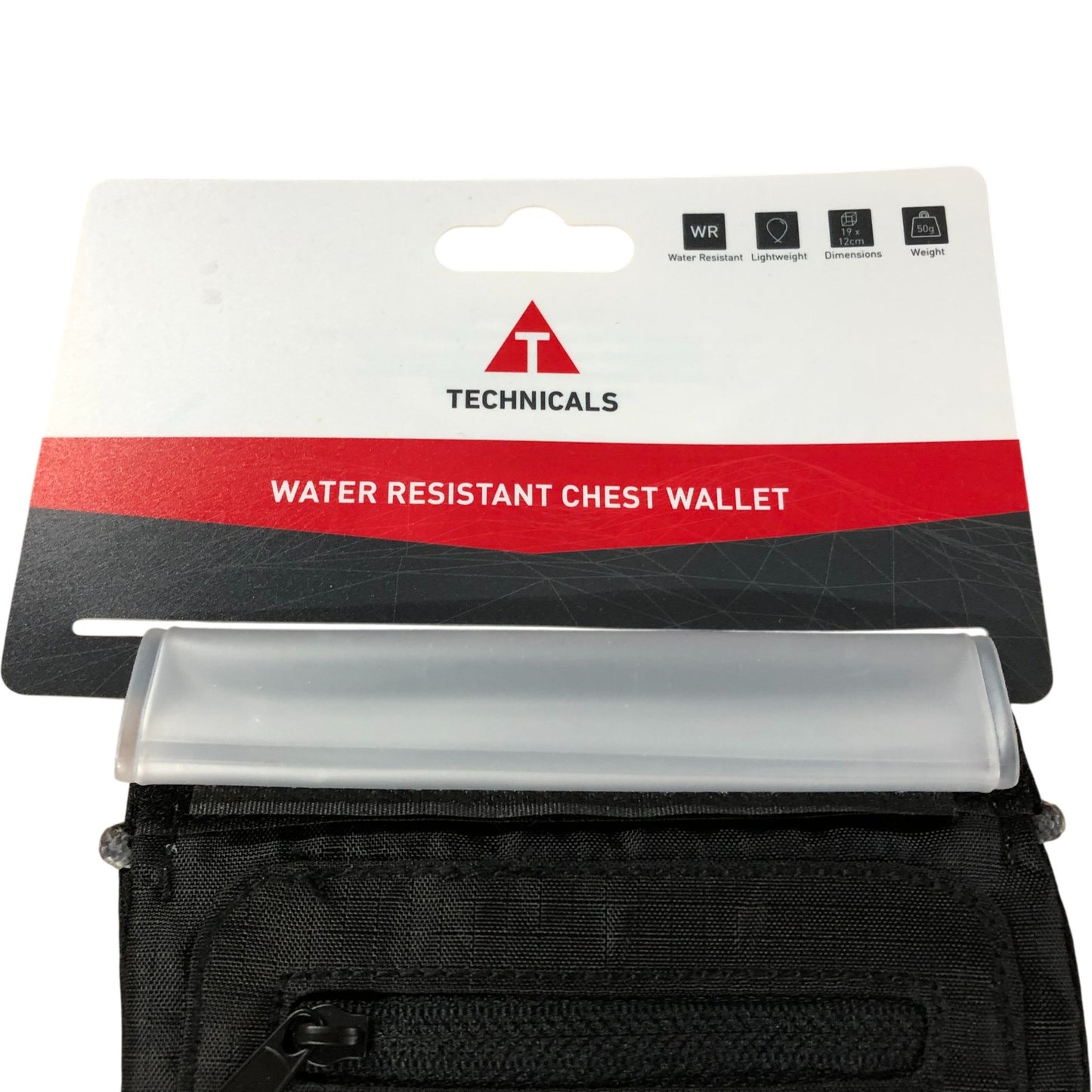 Technicals Water Resistant Chest Wallet Lightweight Black Accessory Outdoor