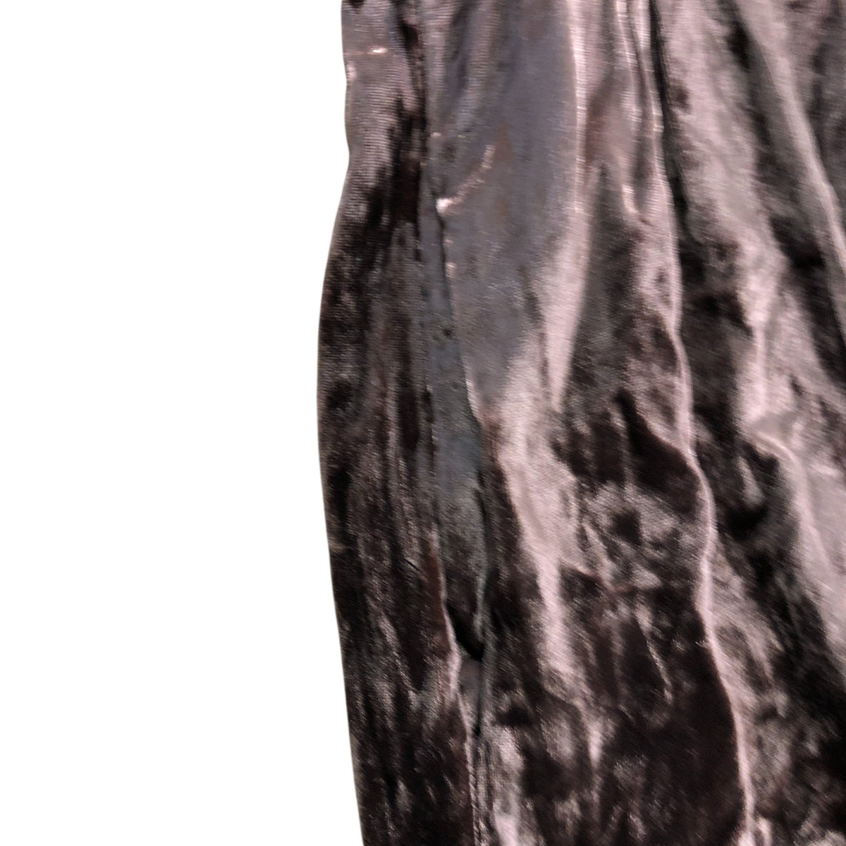 Velvet Maxi Dress XS Puffed Sleeve Women's Brown Party Elegant
