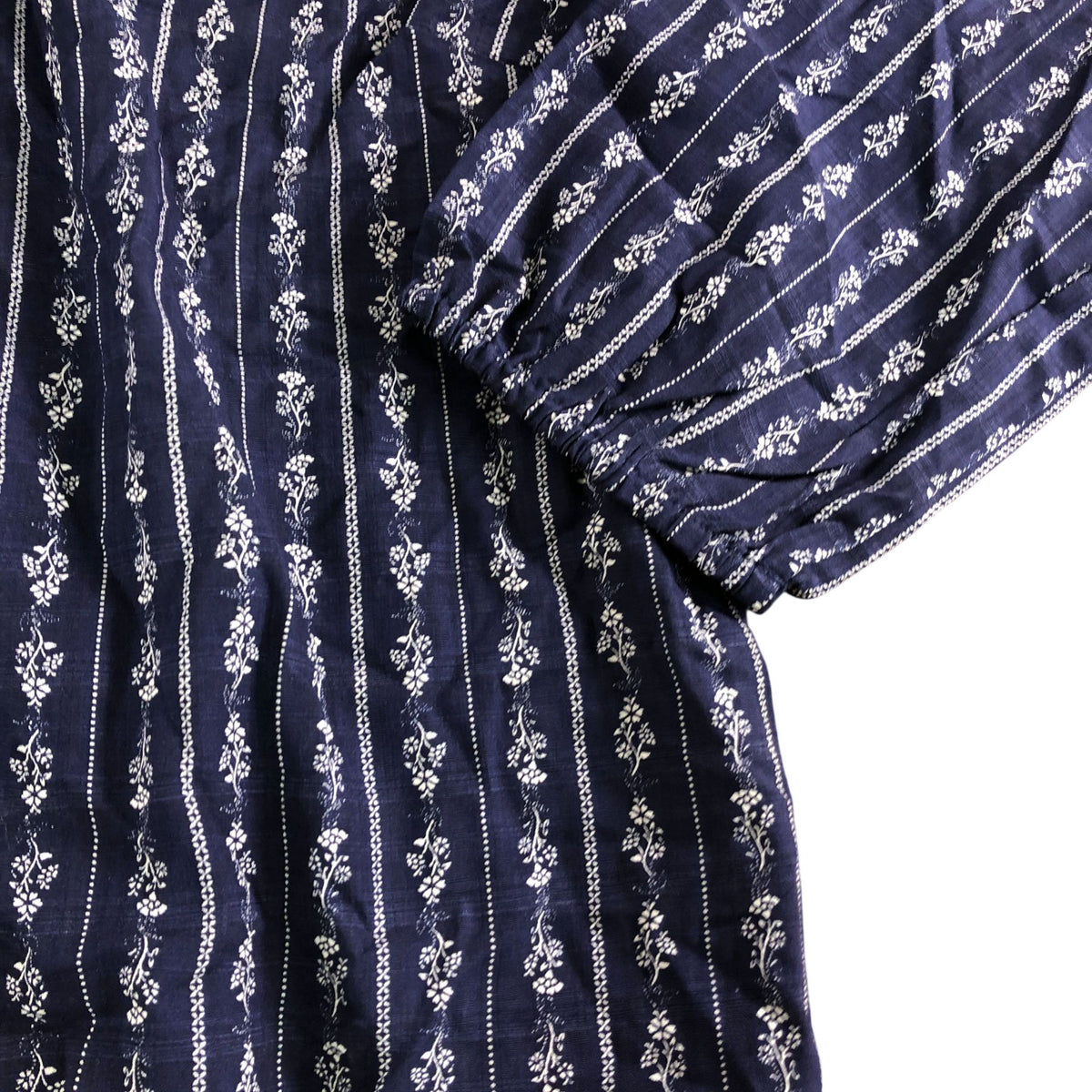 Women's Blouse Size 16 Navy Floral Button Up