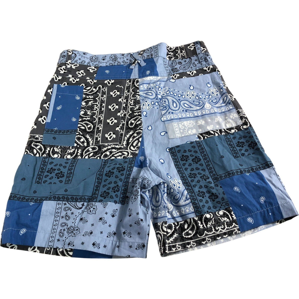 Boys Blue Bandana Pattern Shorts Size 12Years Cotton