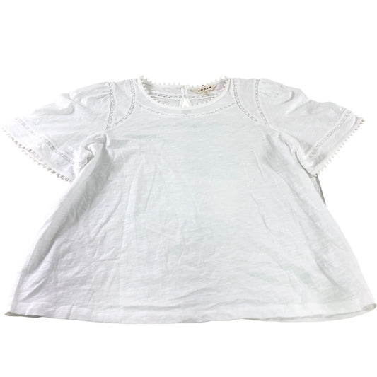 White Trim Detail Top - Size 18