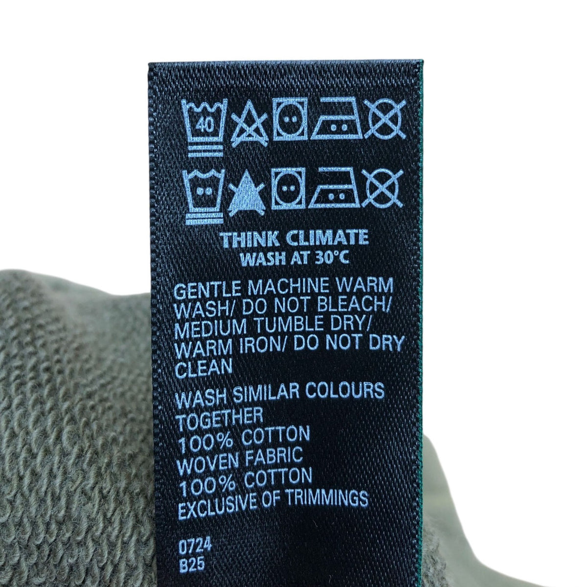 Olive Green Cotton Casual Elastic Waist Shorts Size M