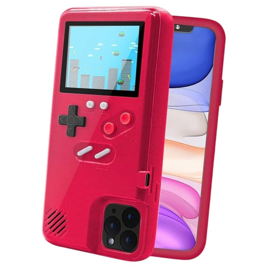 LucBuy Classic Nostalgic Game Phone Case For iPhone 11 Pro Max Red