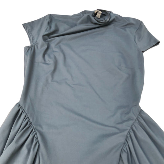 River Island Maxi Dress UK Size 10 Women's Casual Grey Short Sleeve Flowy