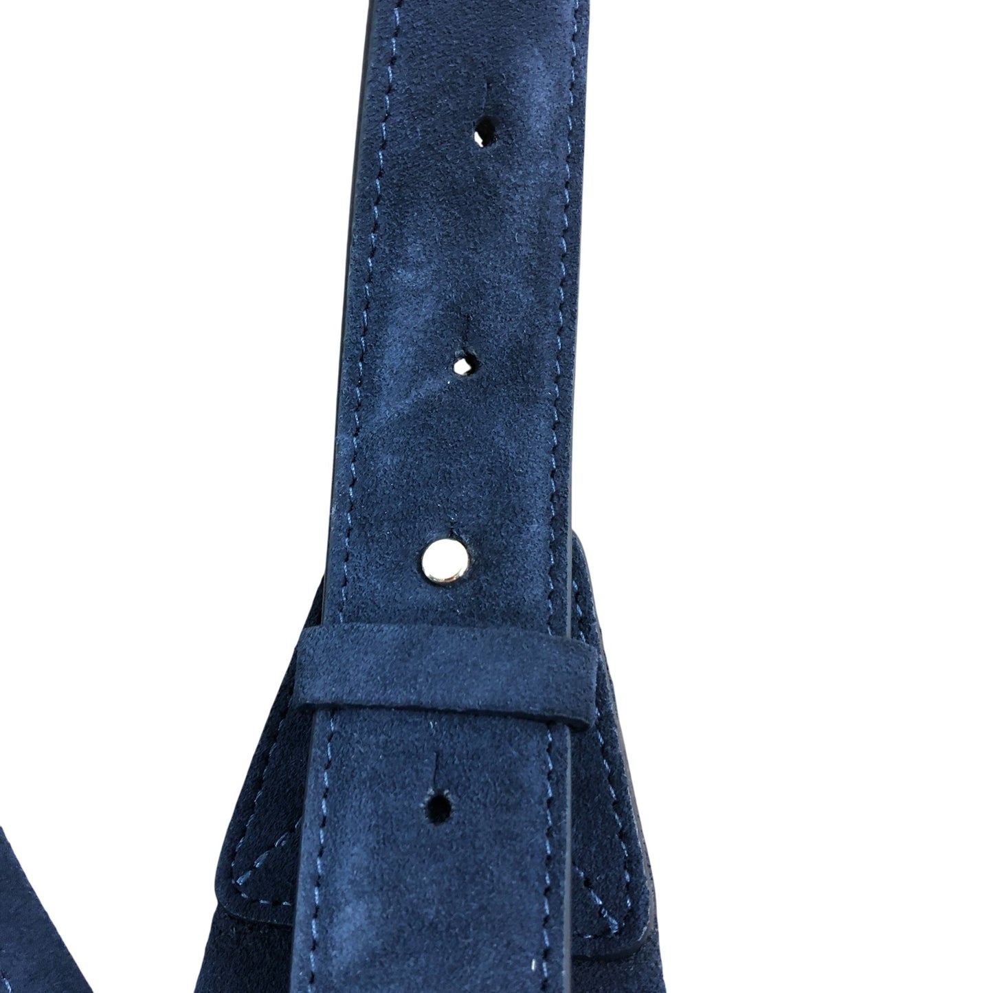 Arket Suede Hobo Bag Navy Blue Women's Stylish Shoulder Handbag New With Tags