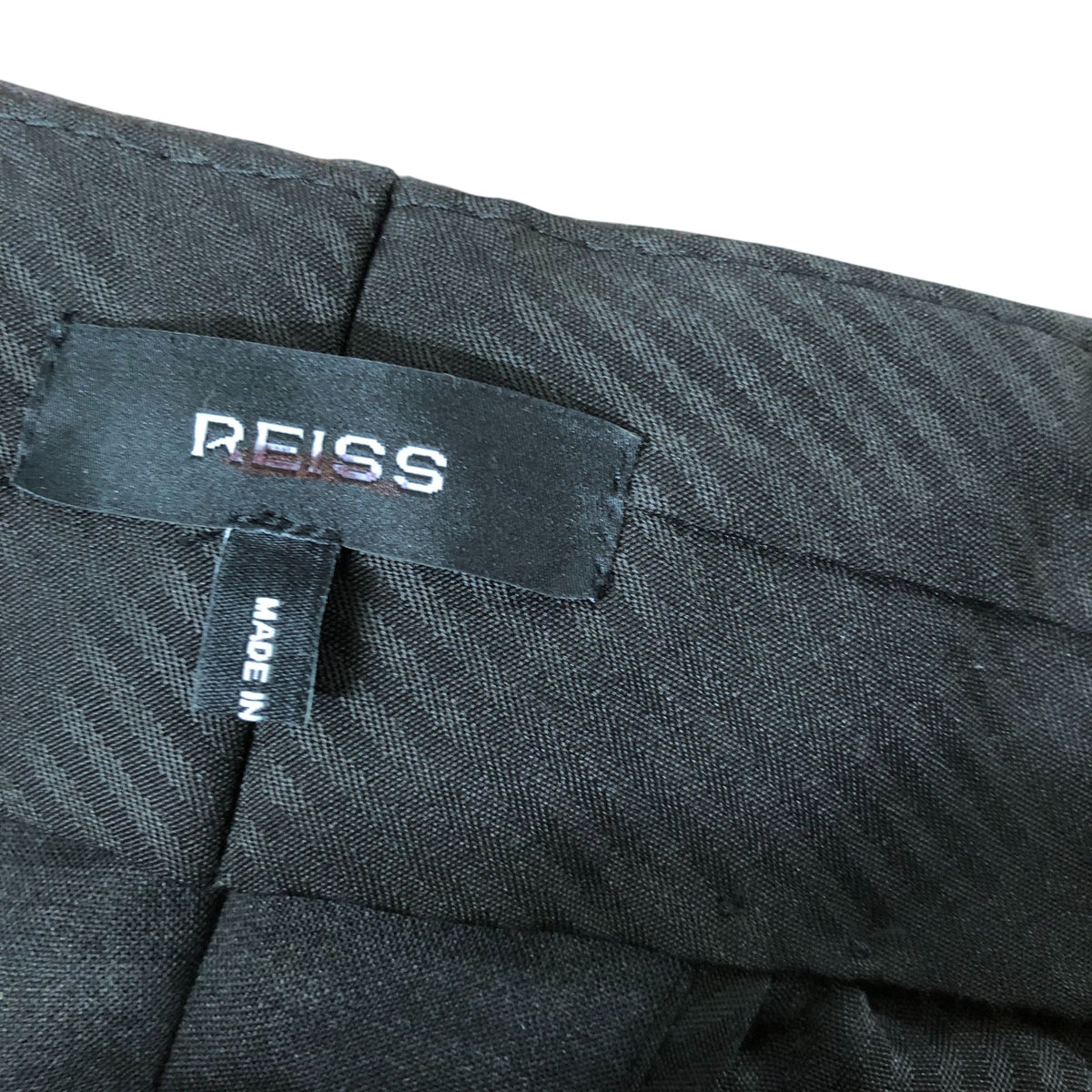 Promise Plain Weave Mixer Grey Trousers 36" Regular Fit Wool Blend