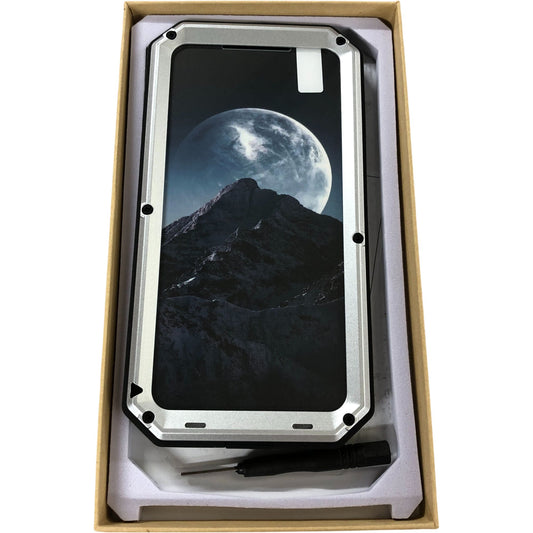 Protective Phone Case Compatible For Samsung S25 Waterproof Silver Hard Cover
