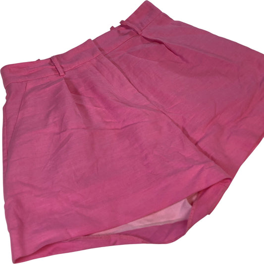 River Island Pink Shorts Women's Casual Style High Waist Fashion UK10