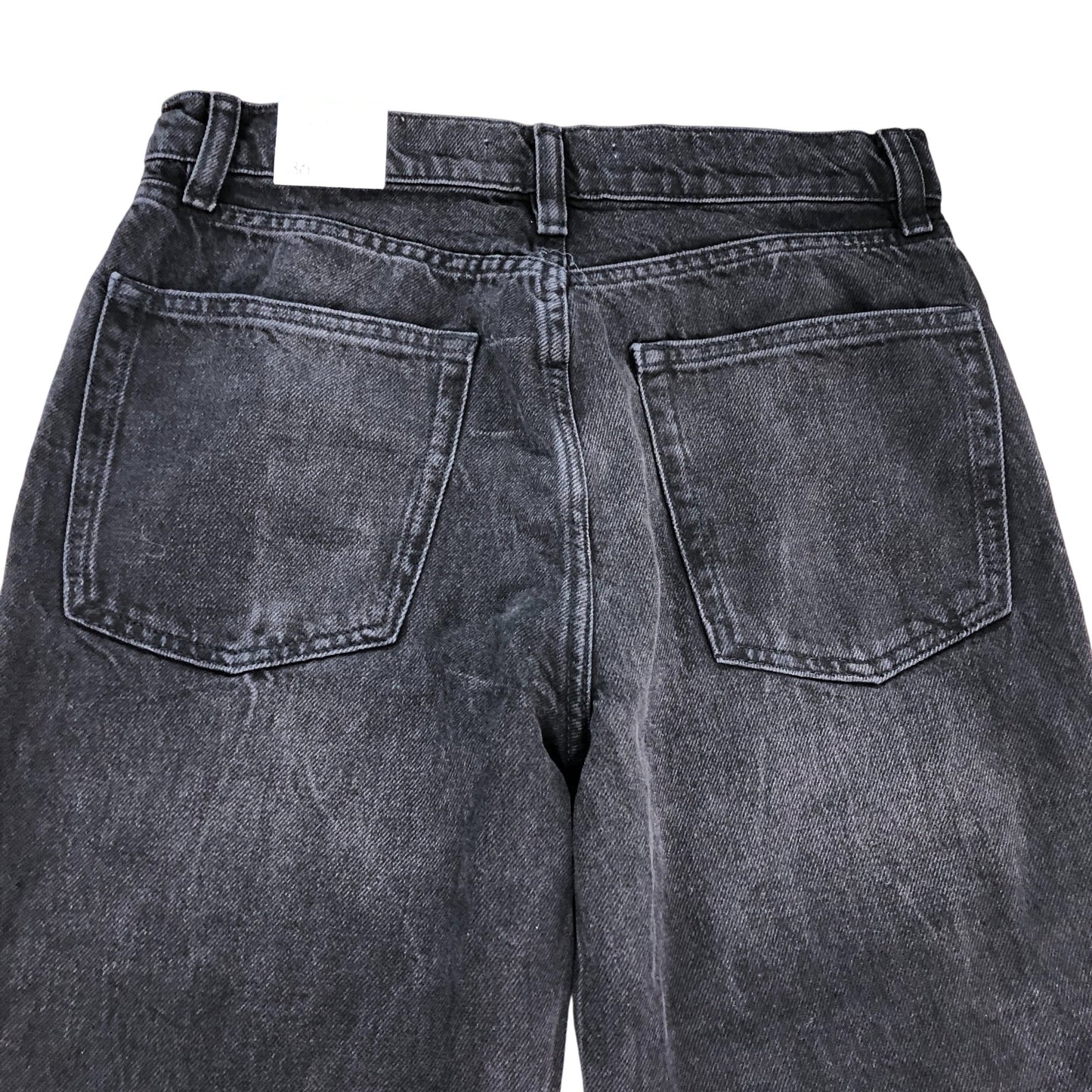 MNG Straight Jeans UK36 Women's Black Cotton Mid Waist Regular Fit Full Length