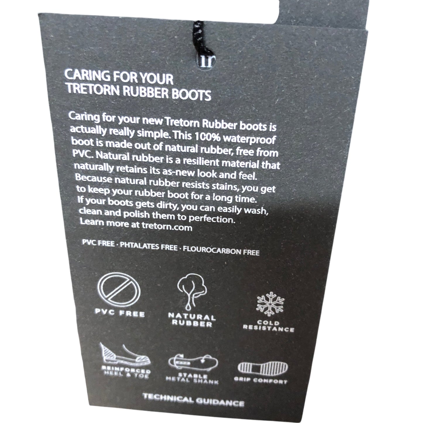 Tretorn EVA W 6.5 Women's Black Rubber Chelsea Boots Warm Lining Waterproof