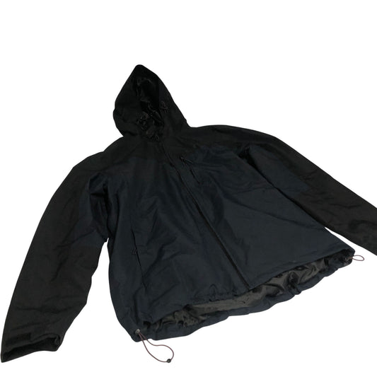 Mountain Warehouse Waterproof Jacket Size L Men's Thermal Hooded Black Blue