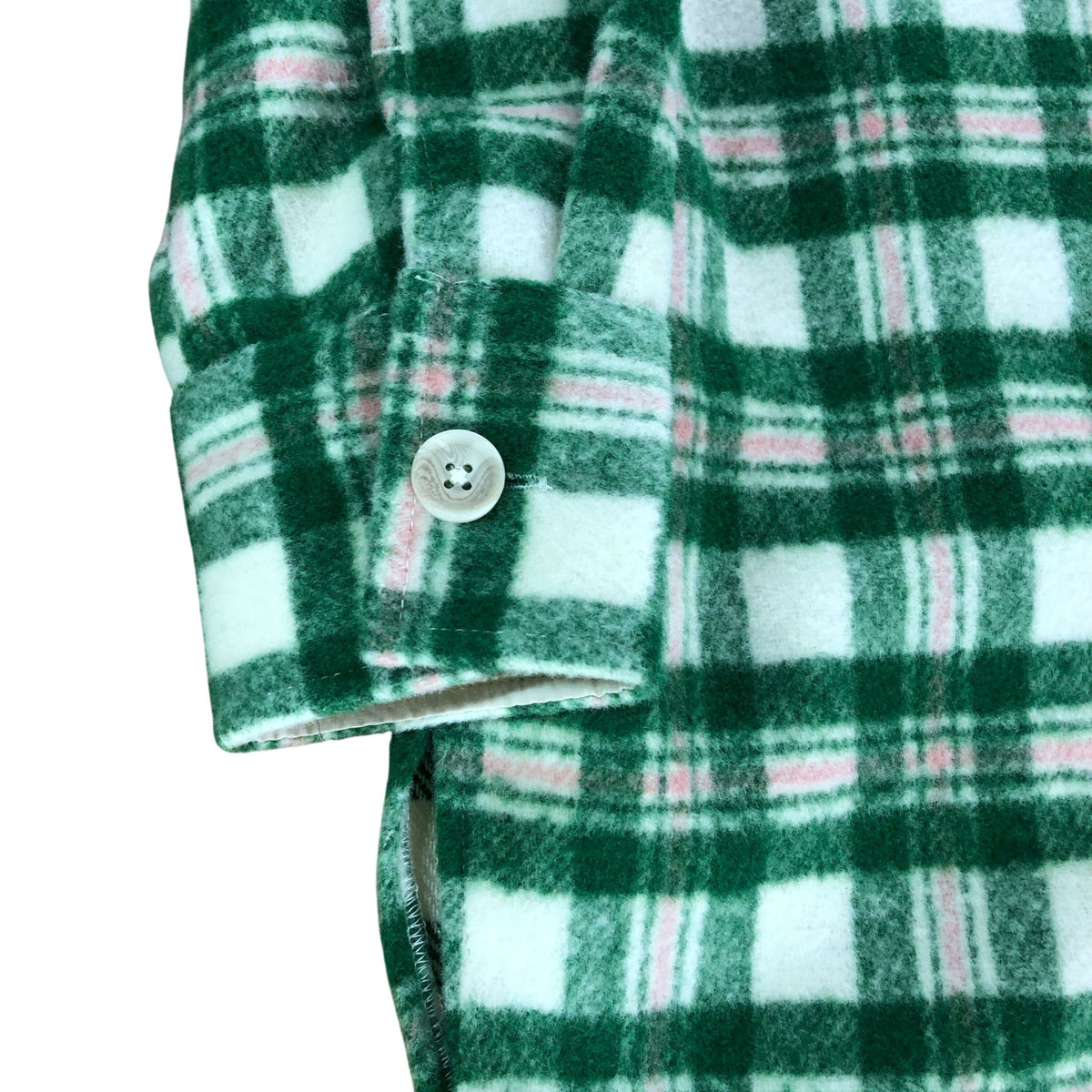 River Island Women's Flannel Check Jacket UK Medium Green Checked