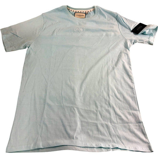 AVANTGARDE Paris AGM108 UKXXL Men's Light Blue Cotton T-Shirt Short Sleeve