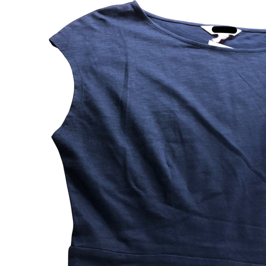 Branded Navy Jersey Dress - Size 14