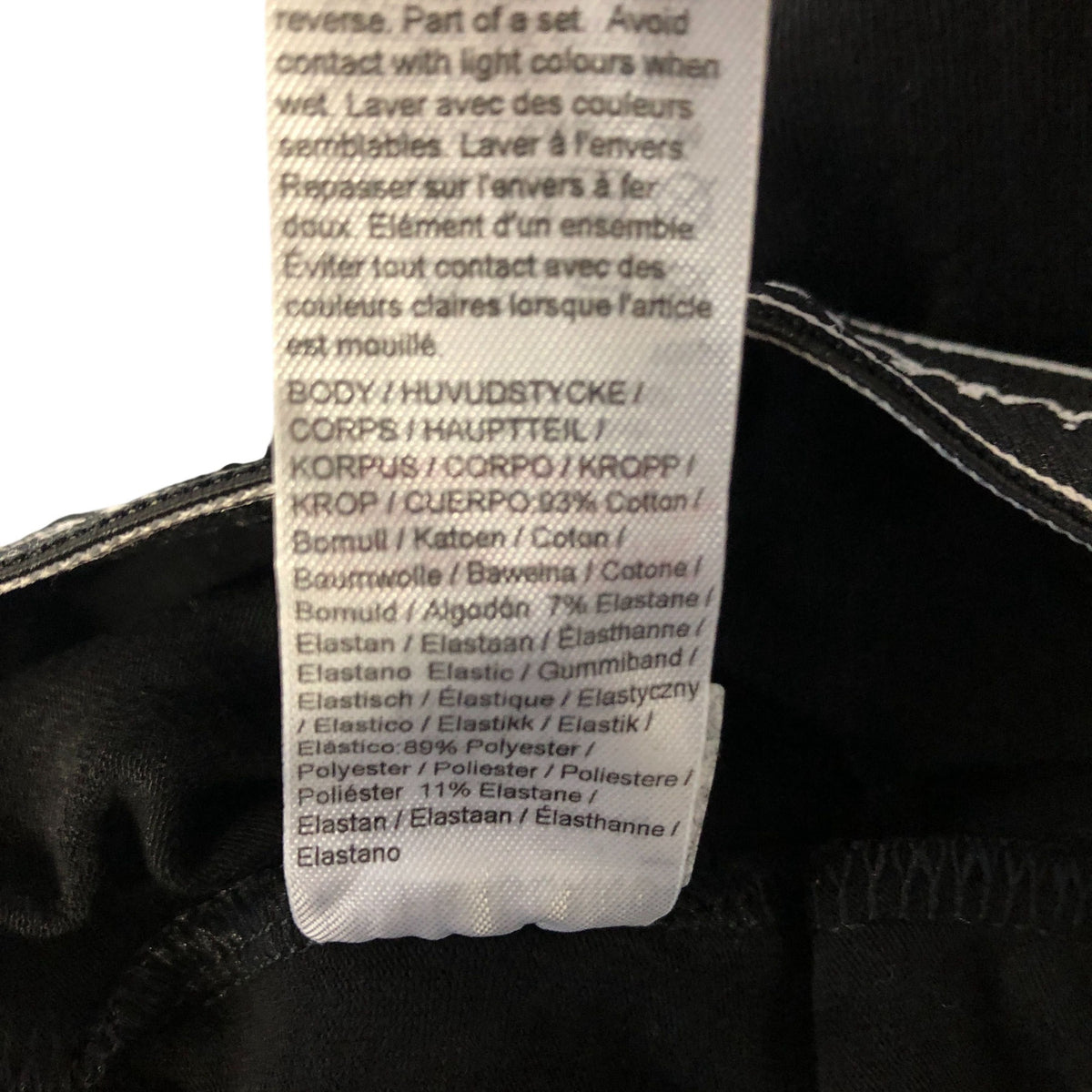 River Island Girls Leggings Black Stretchy Comfortable Cotton Blend 2-3 Years
