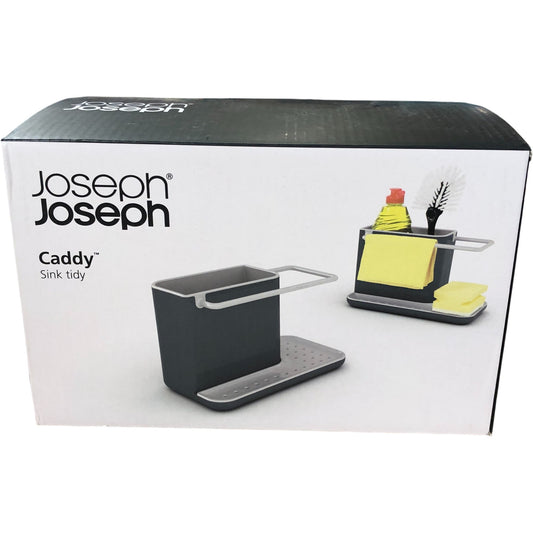 Joseph Joseph Caddy Sink Tidy Organiser Stylish Storage Grey Kitchen Tool