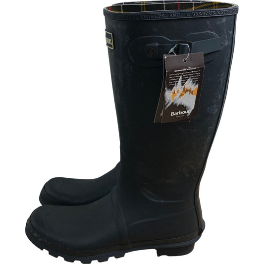 Barbour Mens Bede Wellingtons UK11 Navy Waterproof Rubber Boots Outdoor