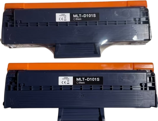 GreenJob MLT-D101S Black Toner Cartridge Pack of 2 Units High Yield Printing