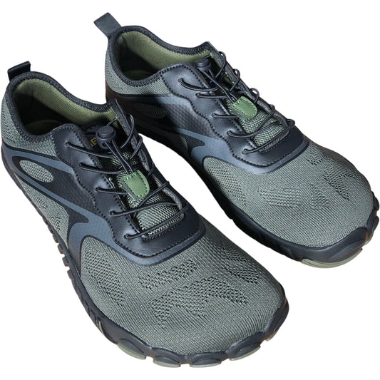 HOBIGEAR Trail Running Barefoot Shoes UK11 Lightweight Sports Footwear Green